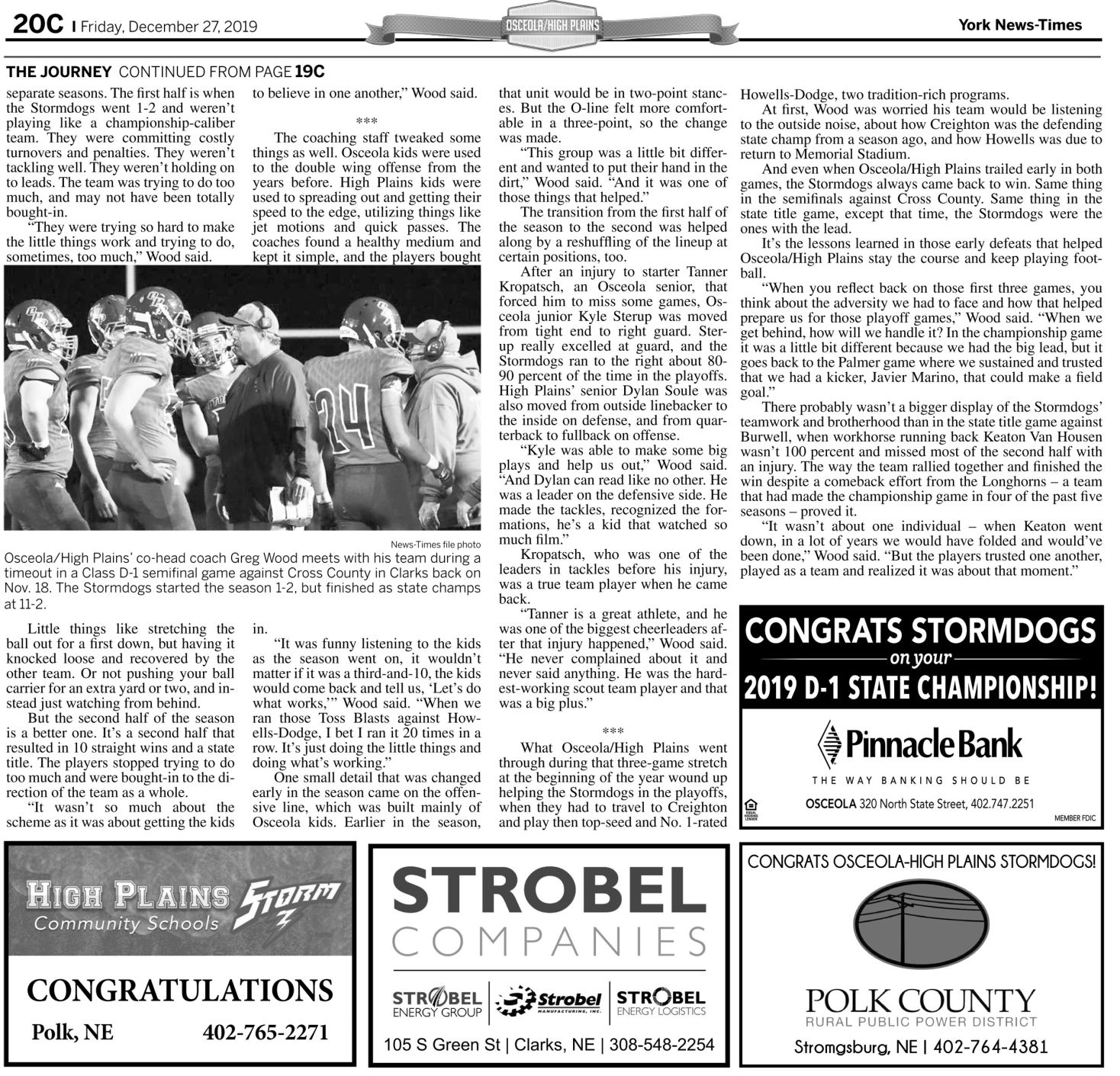 19 Osceola High Plains Football Championship 20